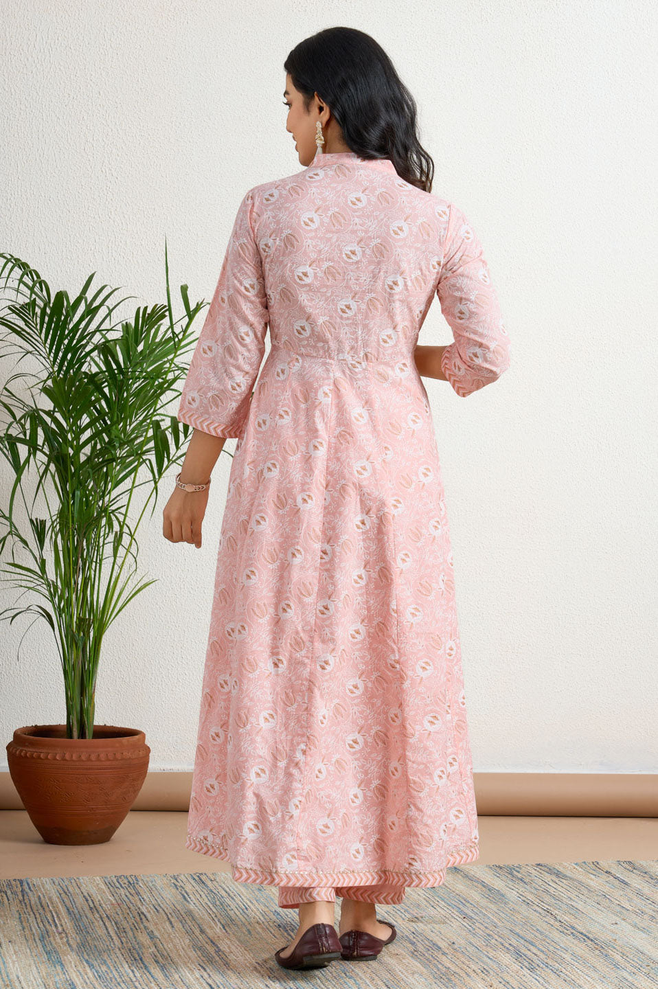 Printed anarkali Suit set