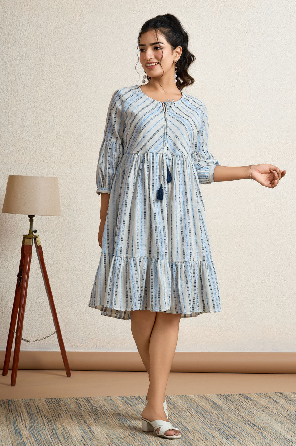 White Empire dress