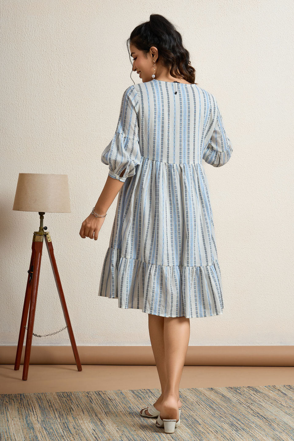 White Empire dress