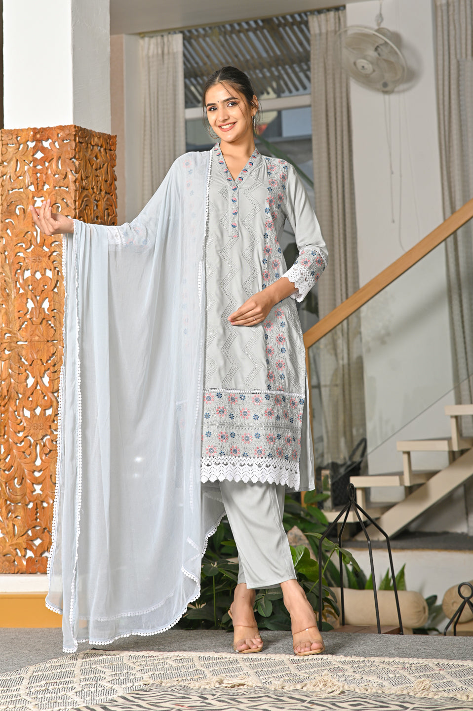 Rhapsody Grey Suit Set