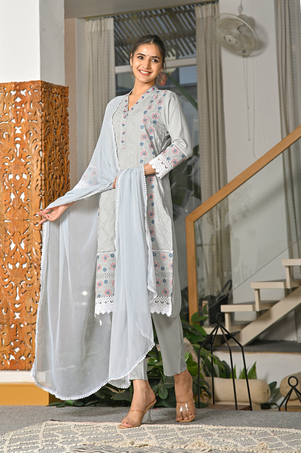 Rhapsody Grey Suit Set