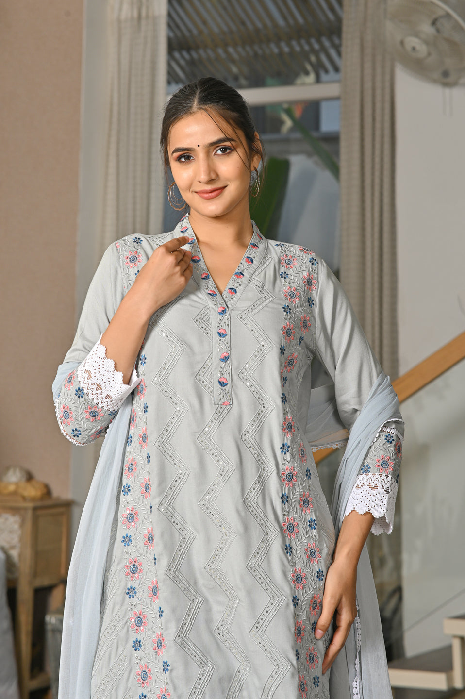 Rhapsody Grey Suit Set