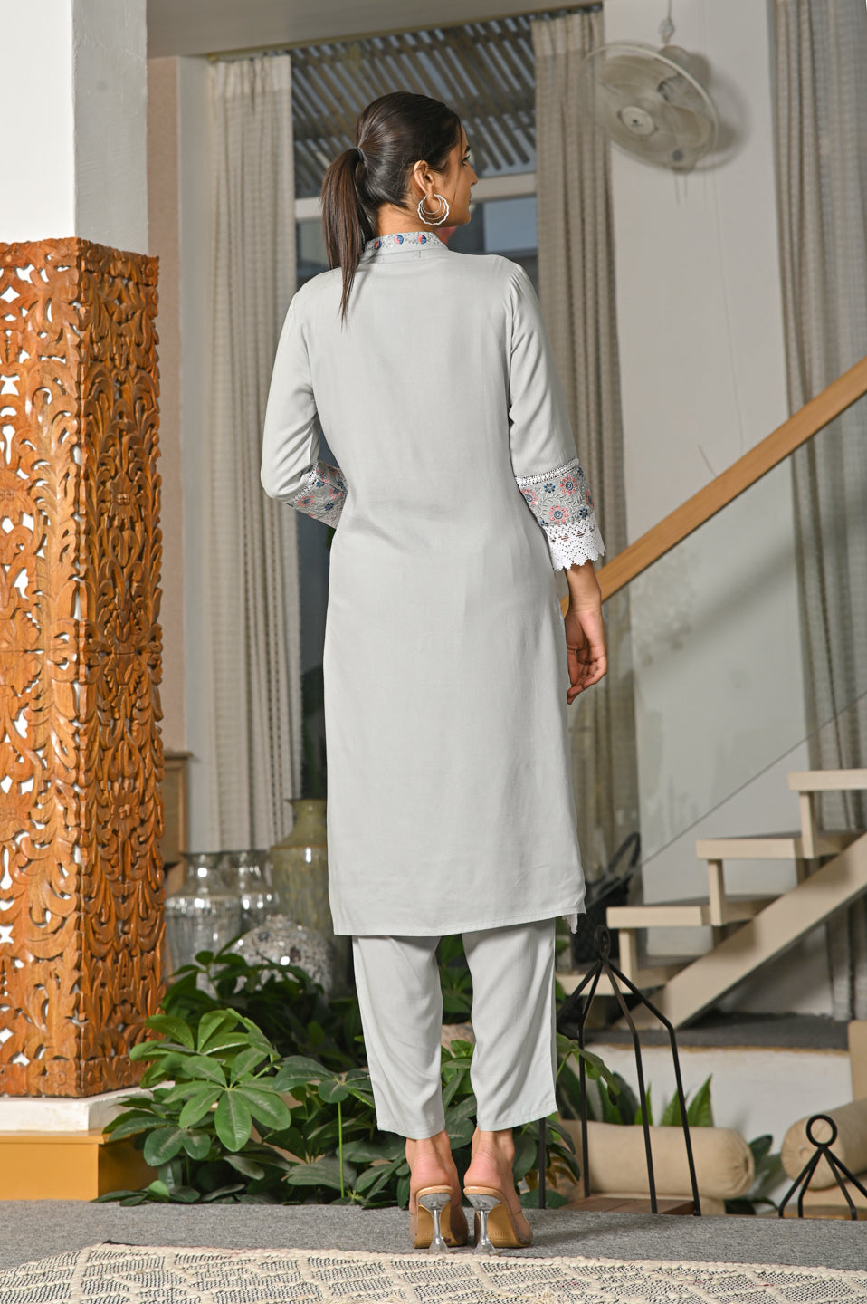 Rhapsody Grey Suit Set