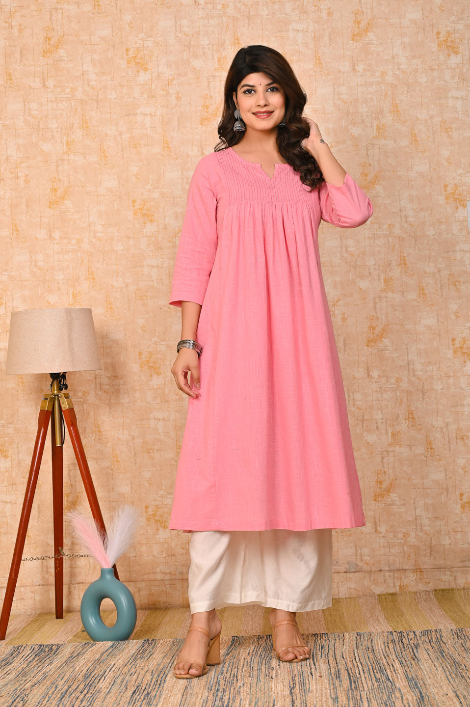 Pink Nirvana Kurta