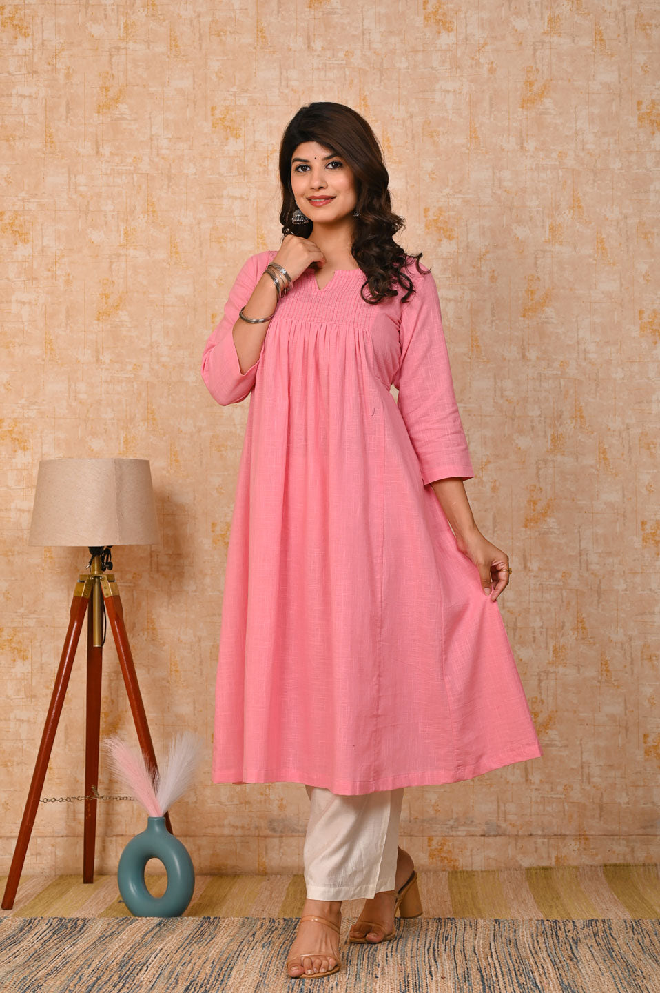 Pink Nirvana Kurta