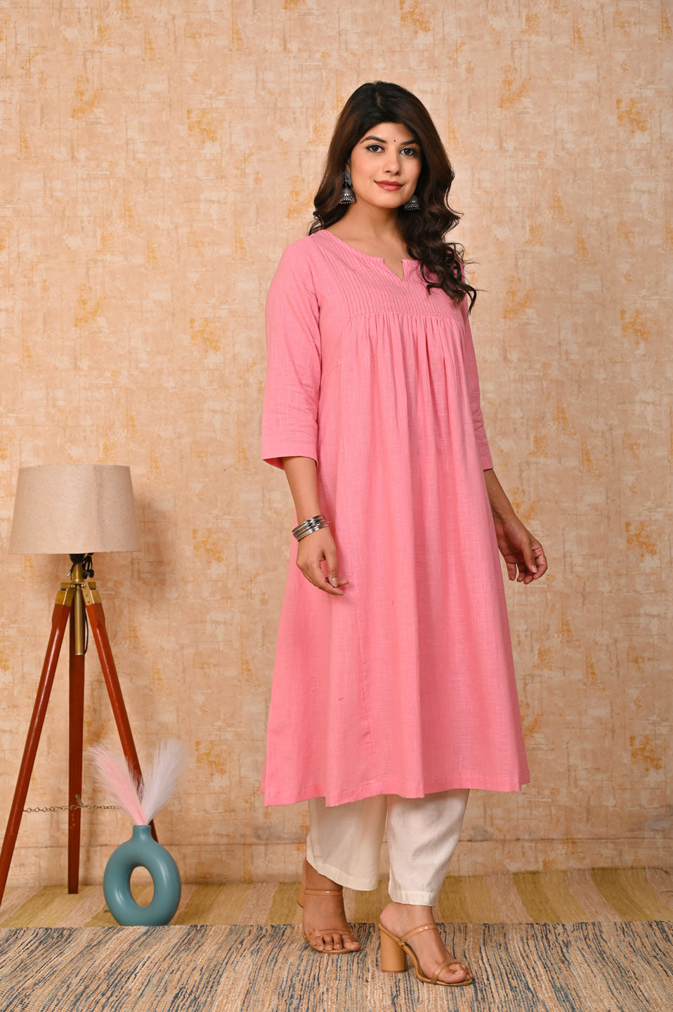 Pink Nirvana Kurta