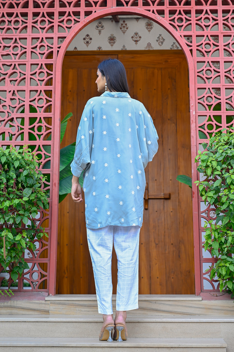 Trendyol Floral Embrodired Shirt