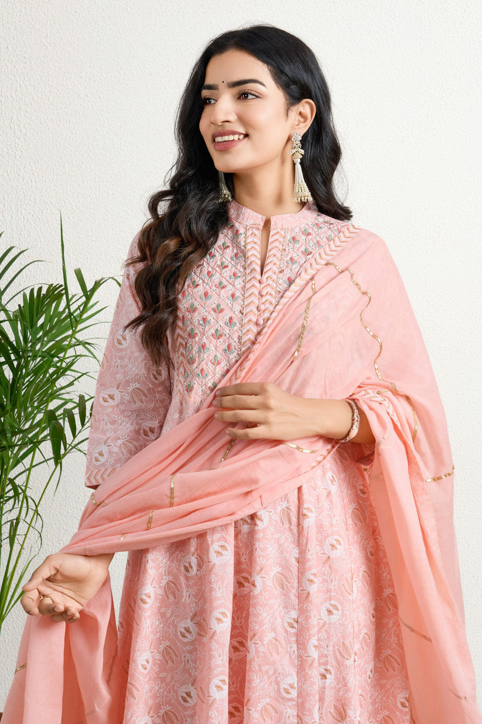 Printed anarkali Suit set