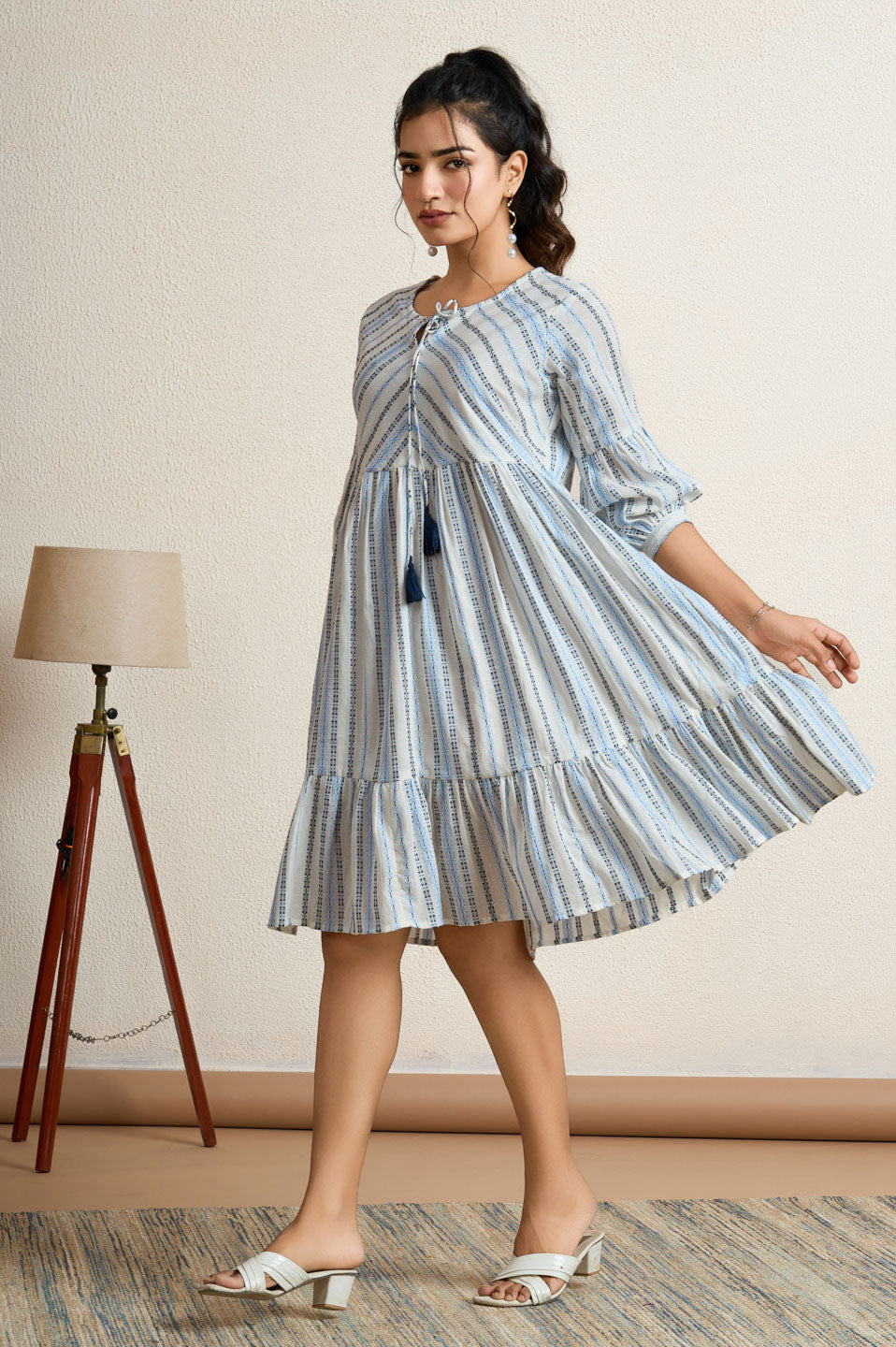 White Empire dress
