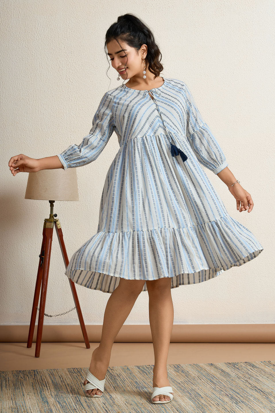 White Empire dress