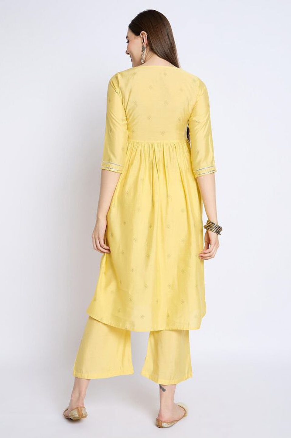 SUNSHINE EMBROIDERED KURTA SET