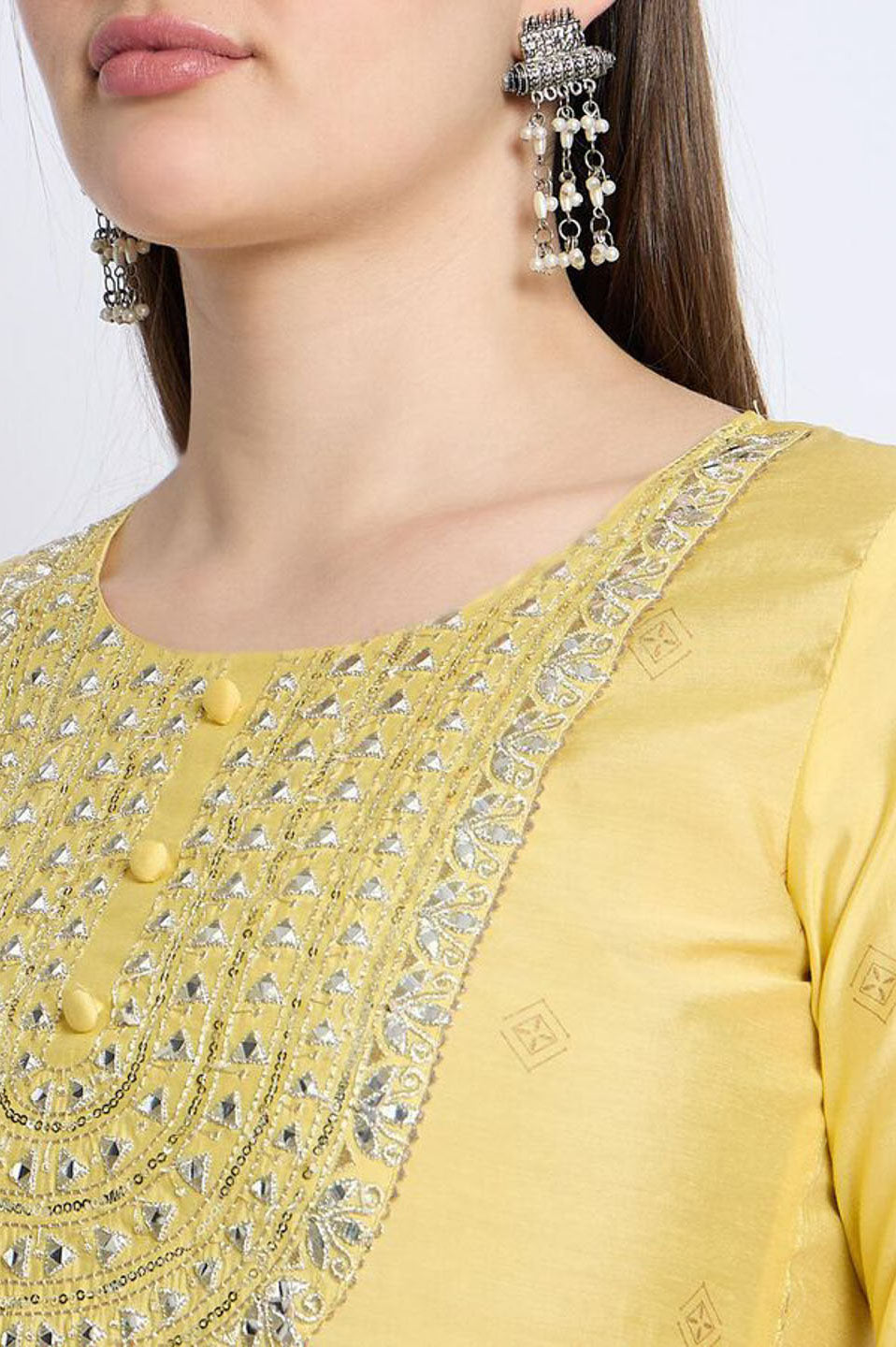 SUNSHINE EMBROIDERED KURTA SET