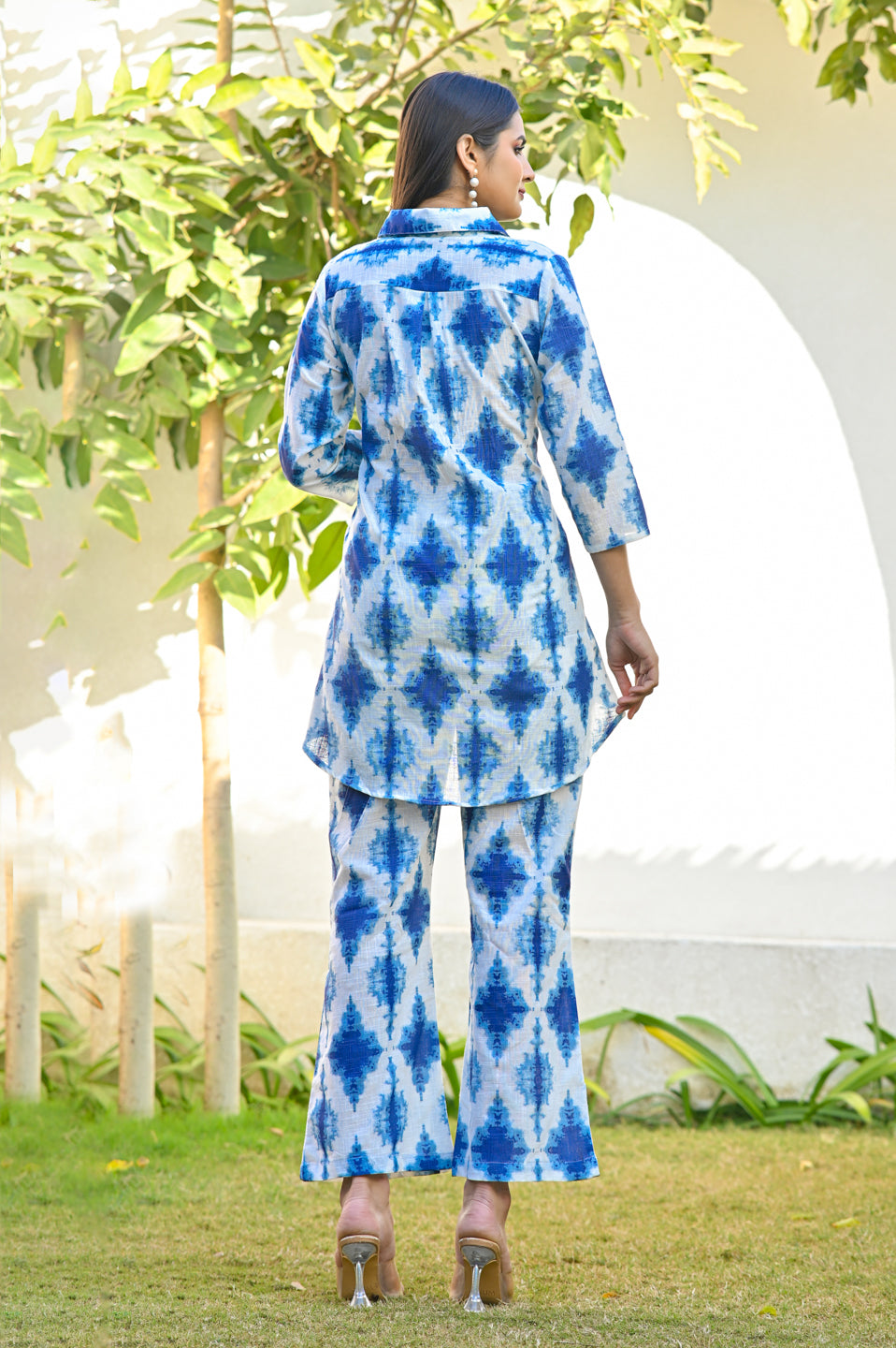 Blue & Ikat Co-ord set