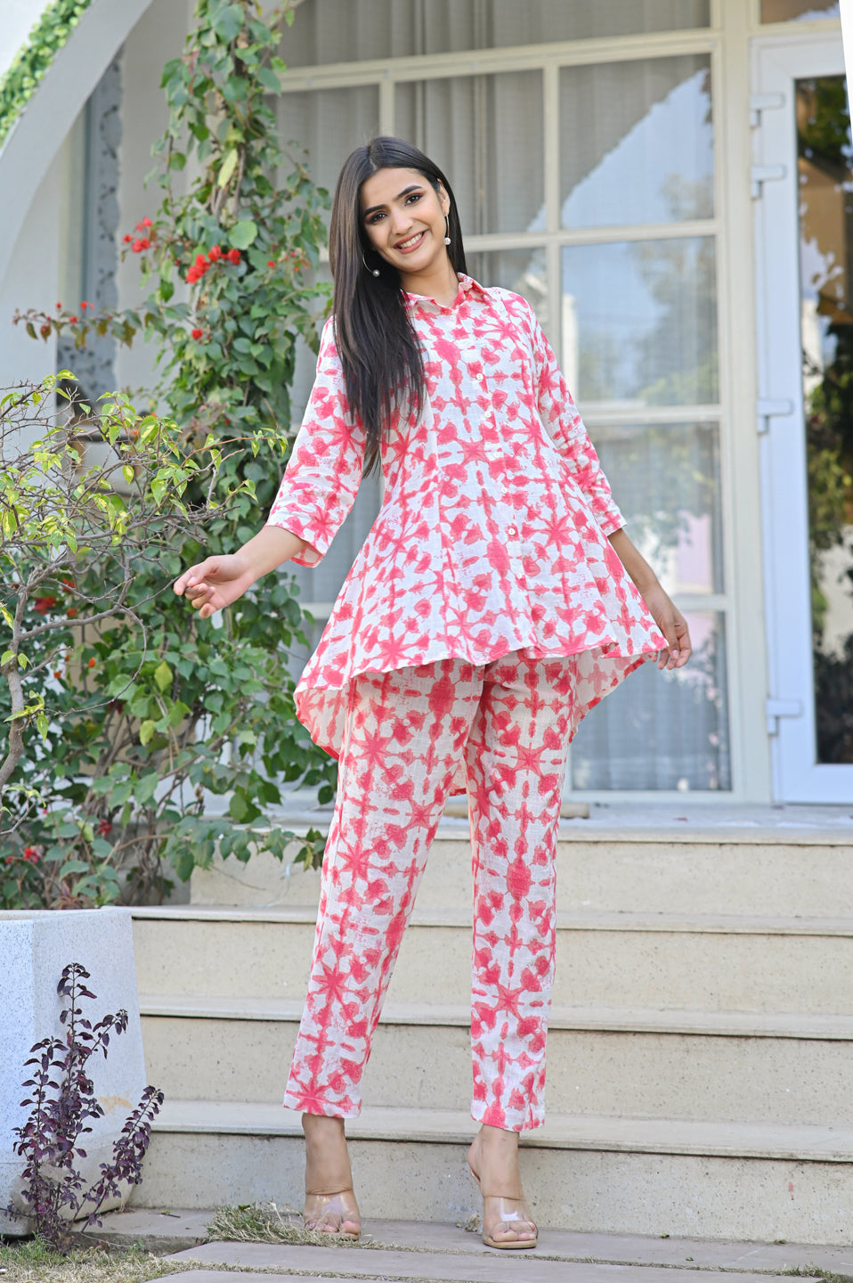 Scarlet Storm Tie-Dye Co-ord Set
