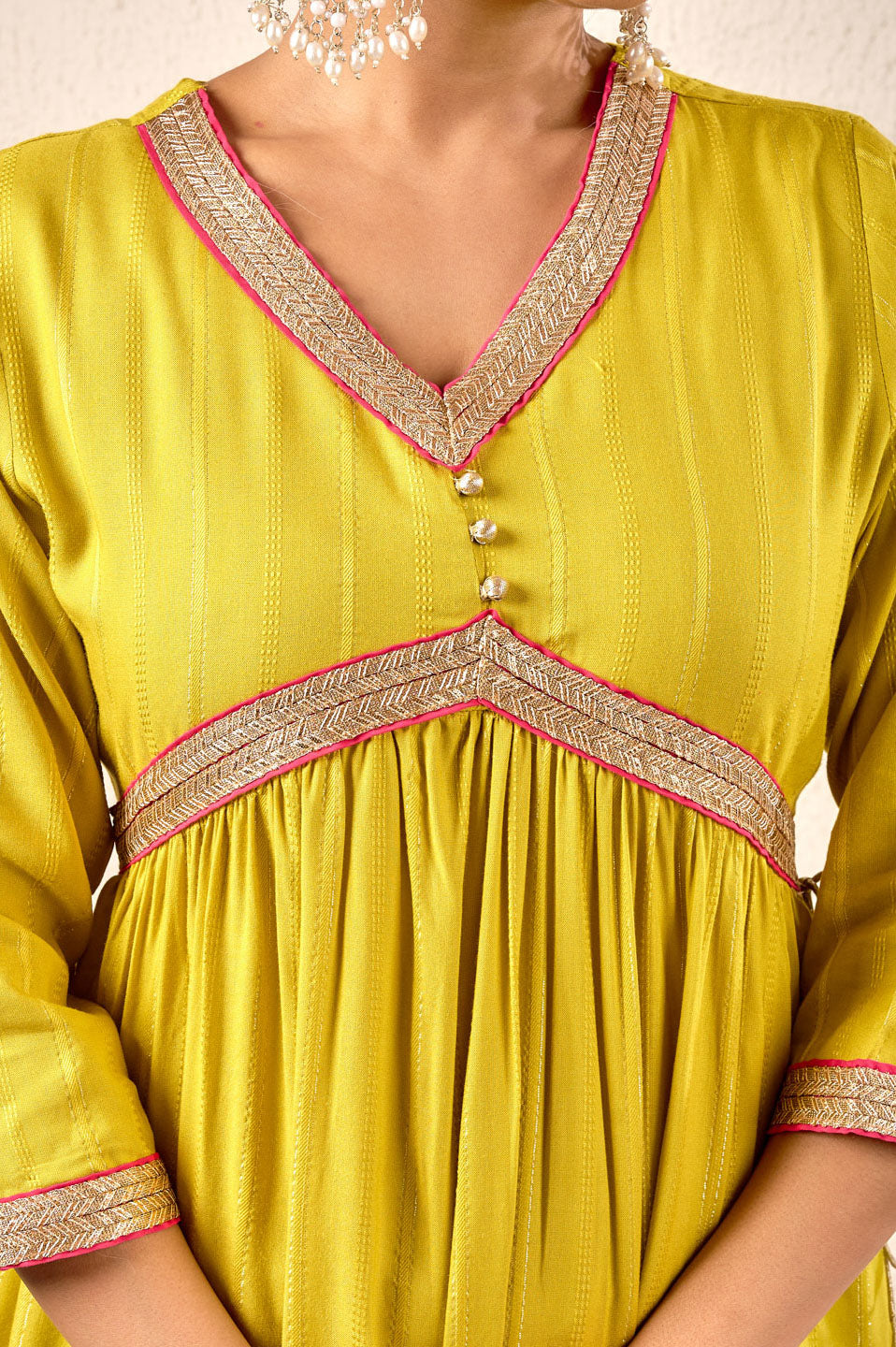 Vibrance in Motion - Sunset Glow Anarkali Set