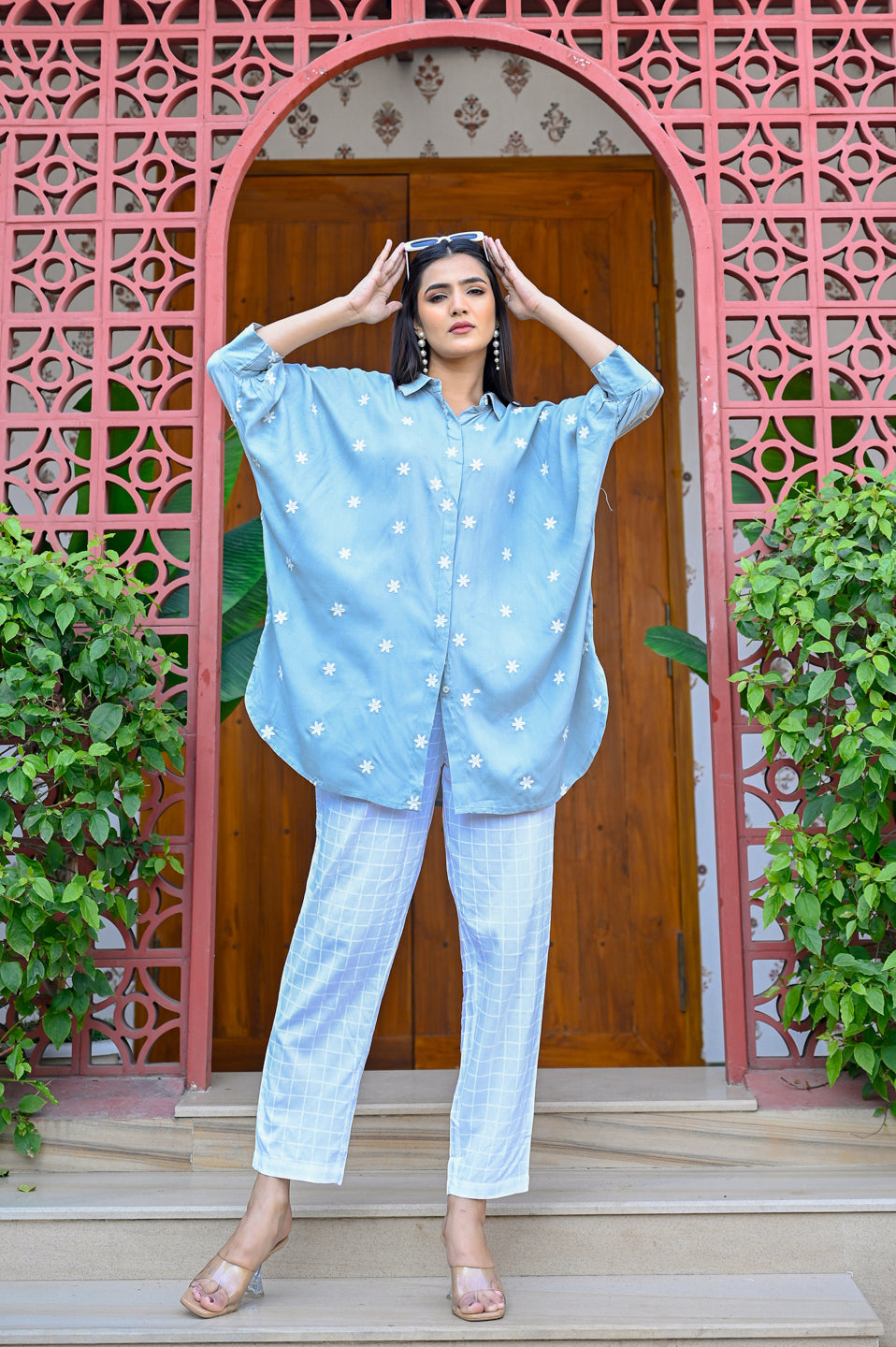 Trendyol Floral Embrodired Shirt