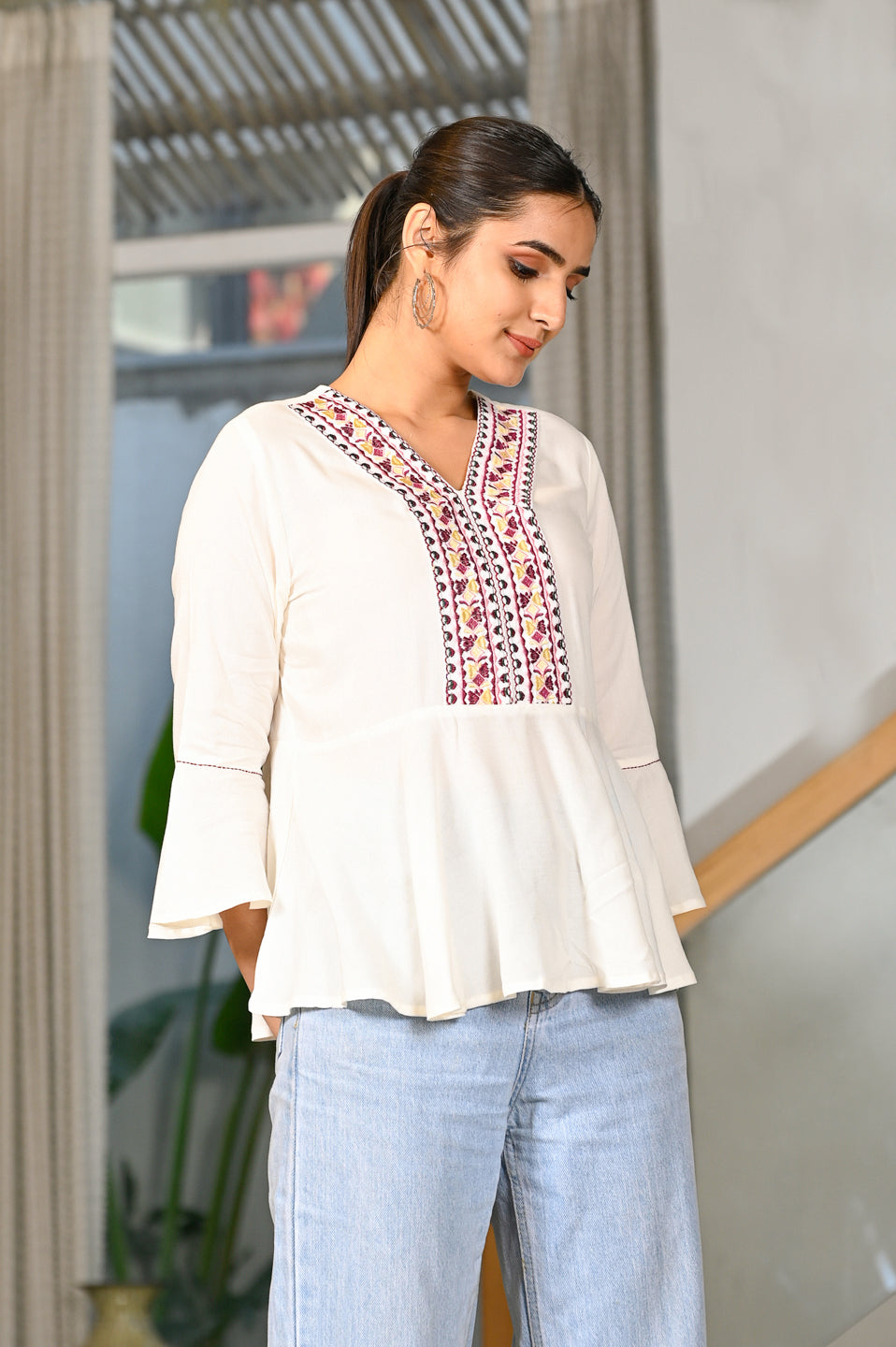 Artisan Crafted Embroidered Top