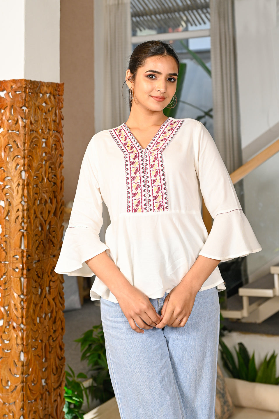 Artisan Crafted Embroidered Top